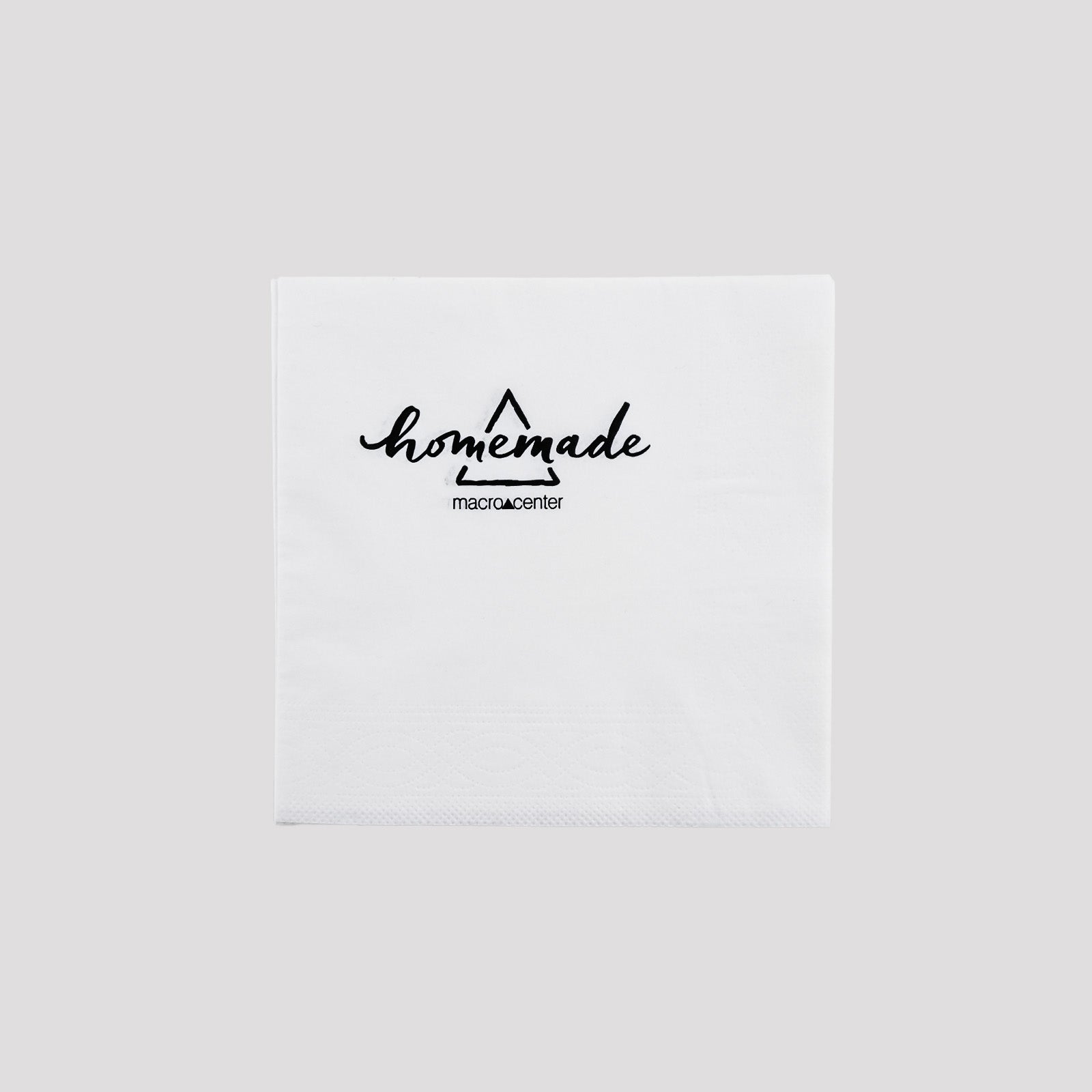 25 x 25 cm Napkin - 2 Layer - White