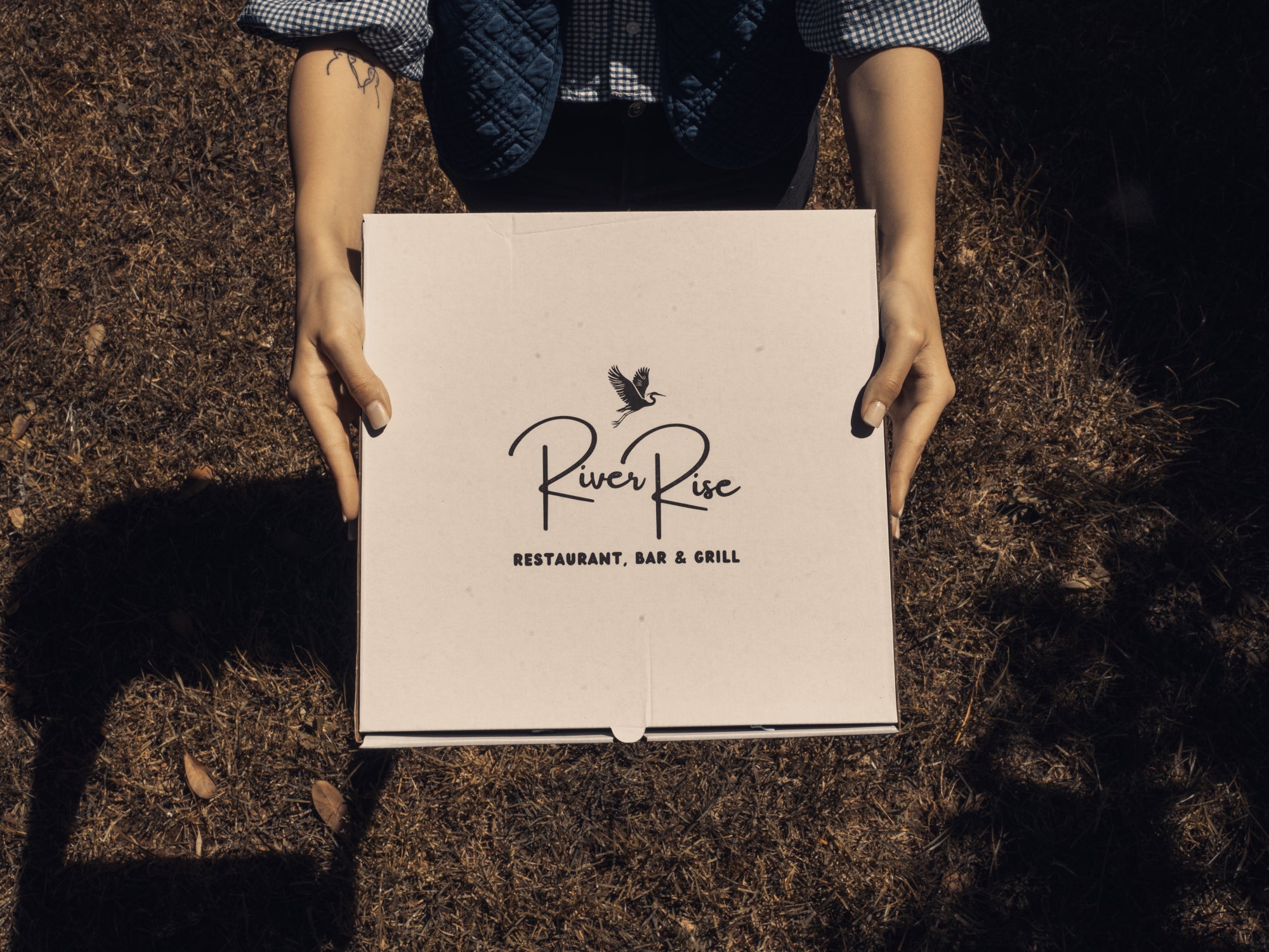 Custom Pizza Boxes - Digital Print - White