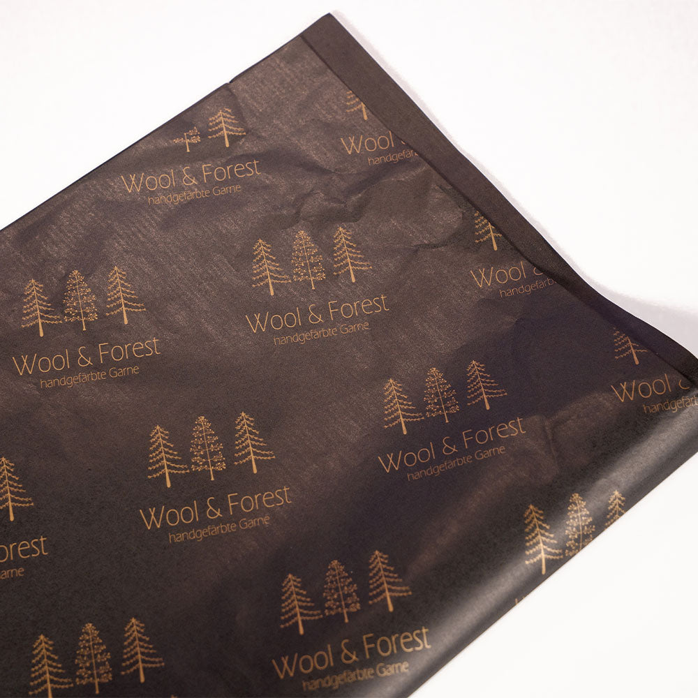 Black Tissue Paper - 1 Colour Custom Printing