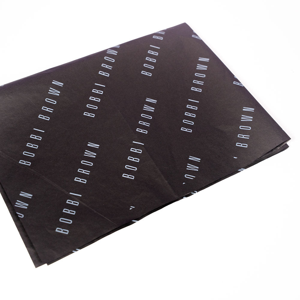 Schwarzes Seidenpapier | 1-farbiger Druck