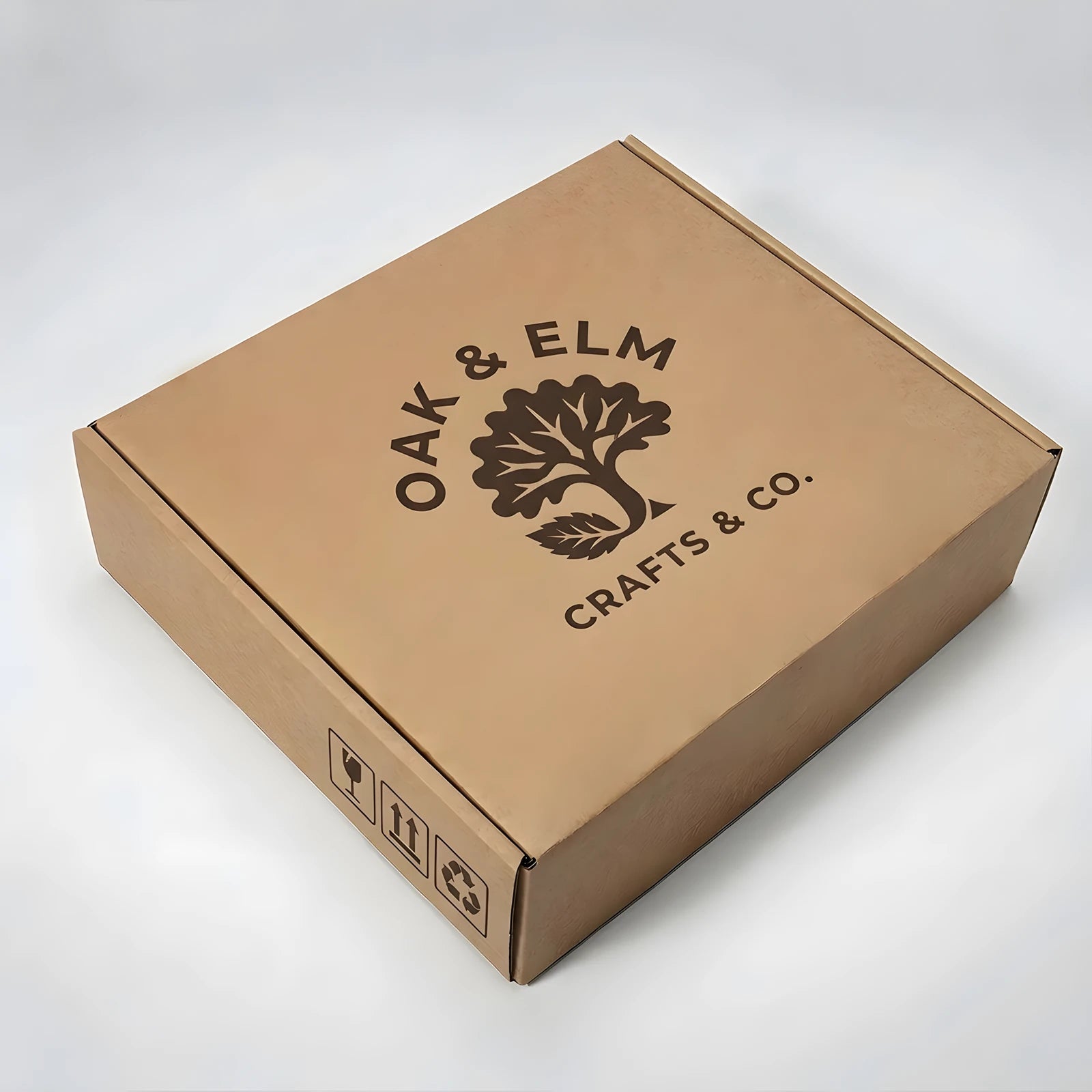 Custom Printed Shipping Box - Kraft