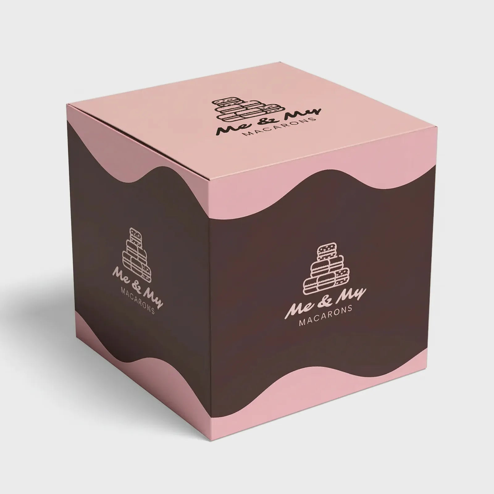 Custom Printed Dessert Boxes – Lock Bottom – Foldable – White