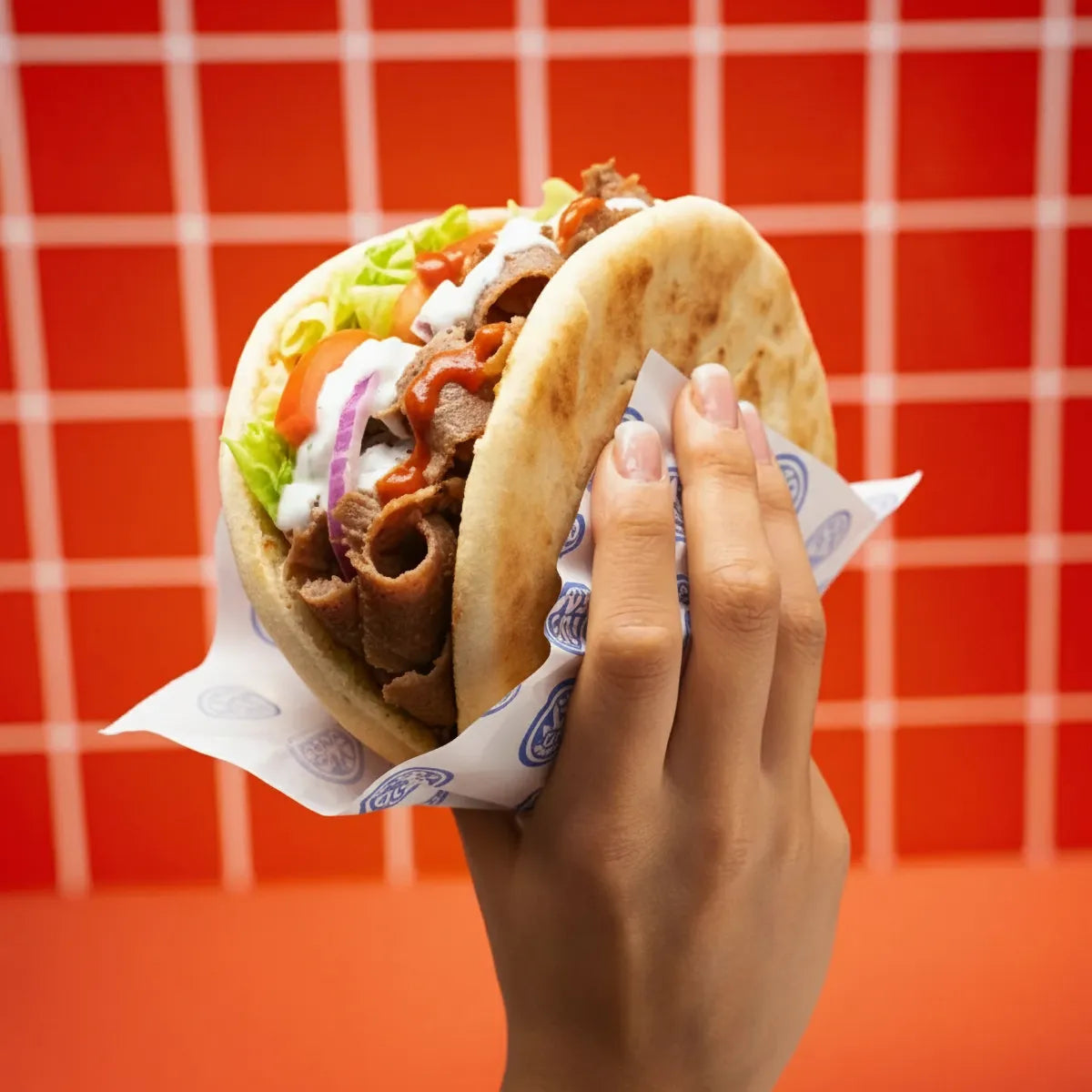 Custom Printed Doner Bag - White