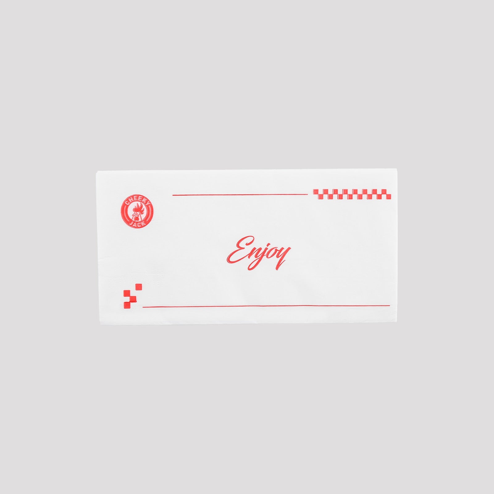 33 x 33 cm Napkin - 2 Layer - White