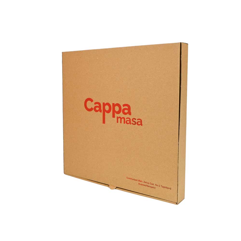 Custom Pizza Boxes - Digital Print - Kraft
