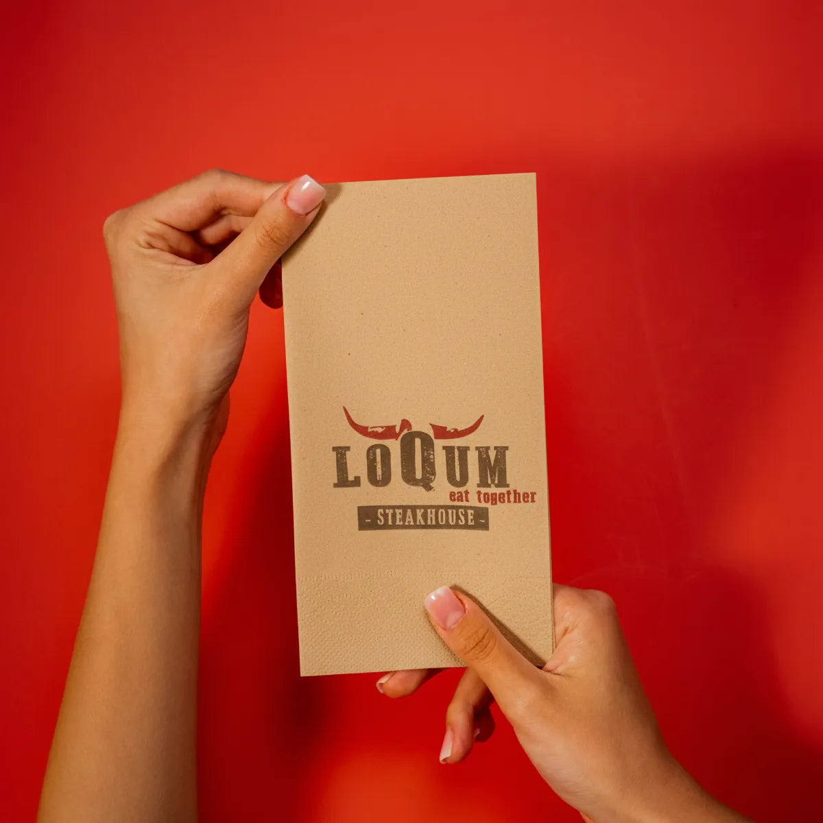 25 x 25cm Napkin - 2 Layer - Kraft