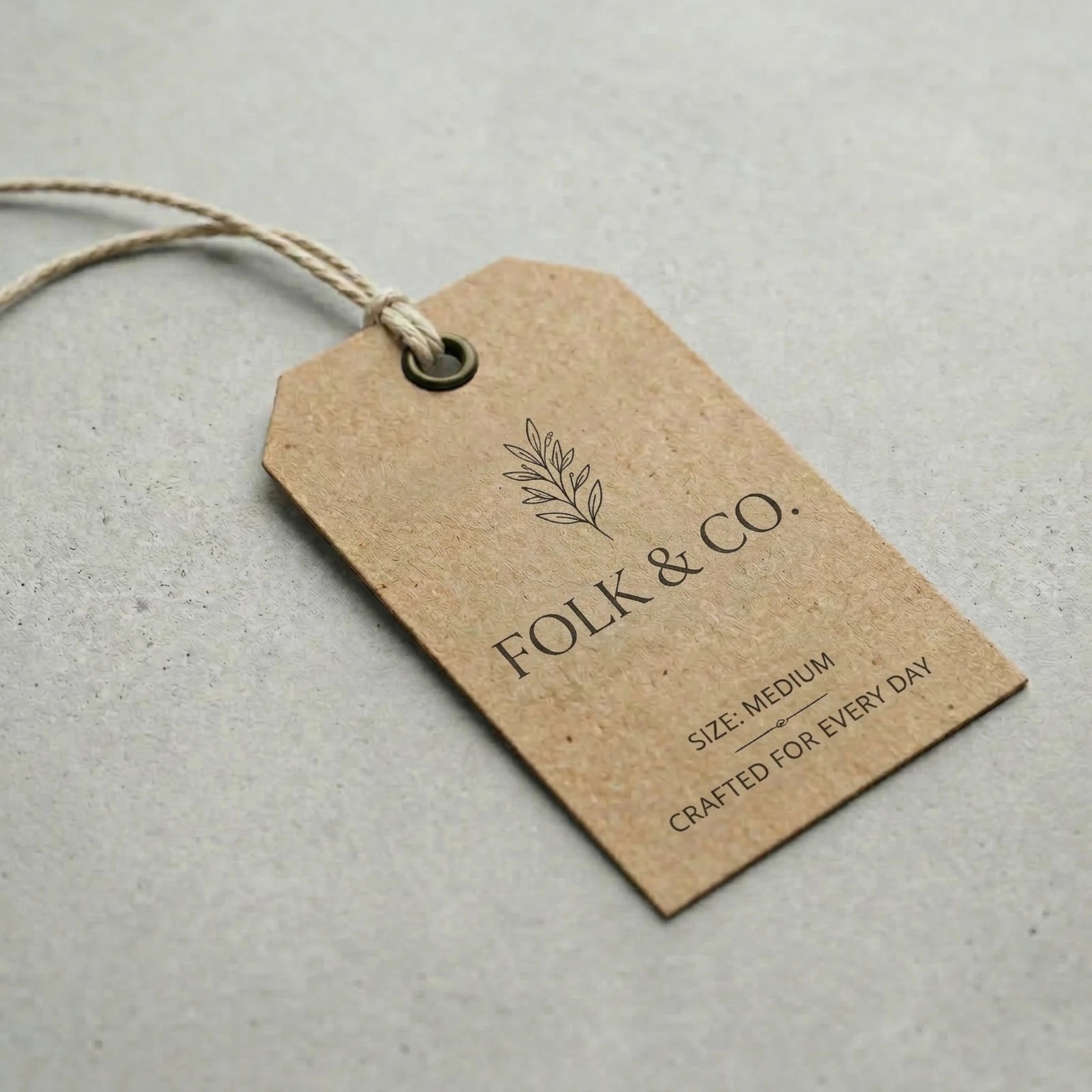 Custom Hang Tag - Parcel - Kraft