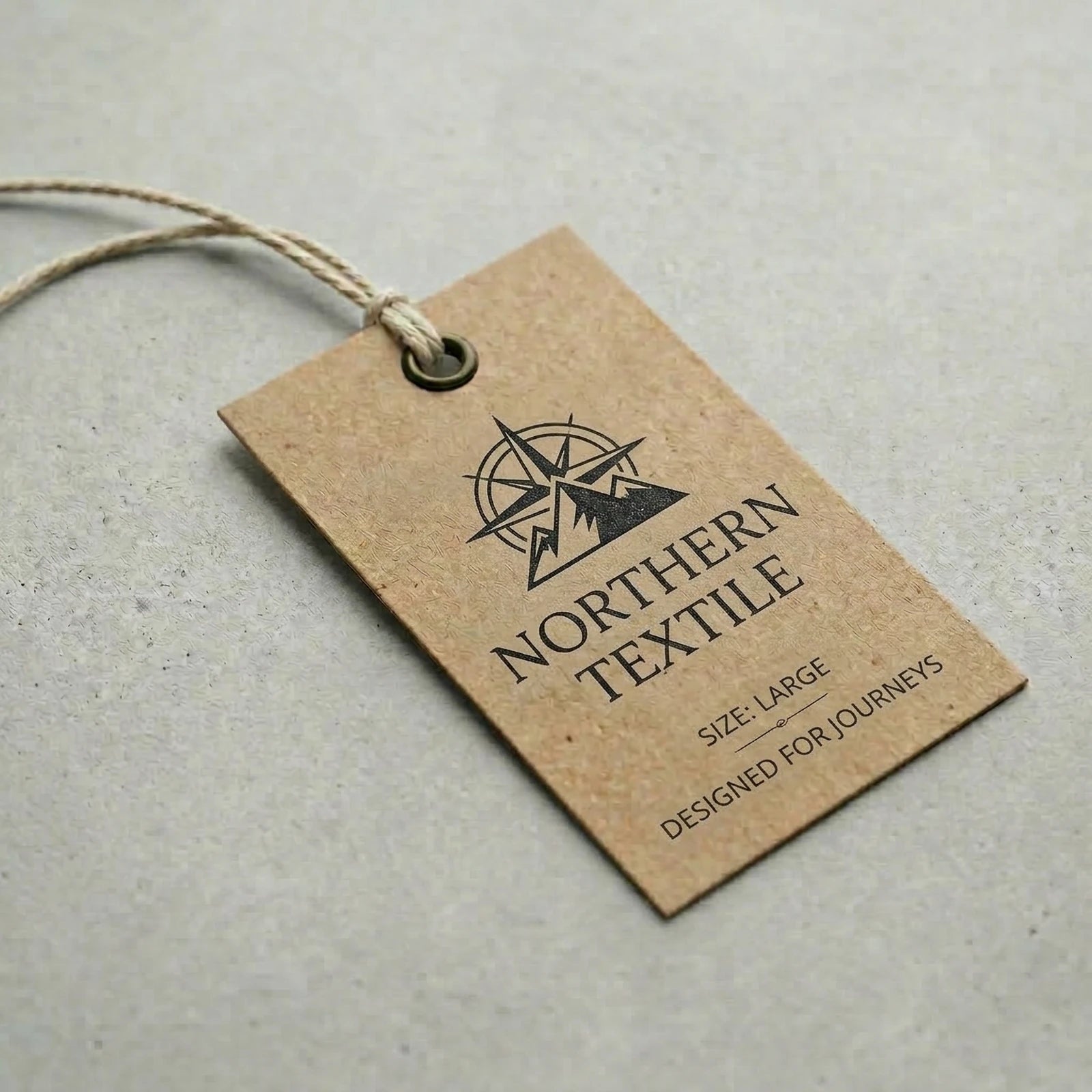 Custom Hang Tag - Rectangular - Kraft