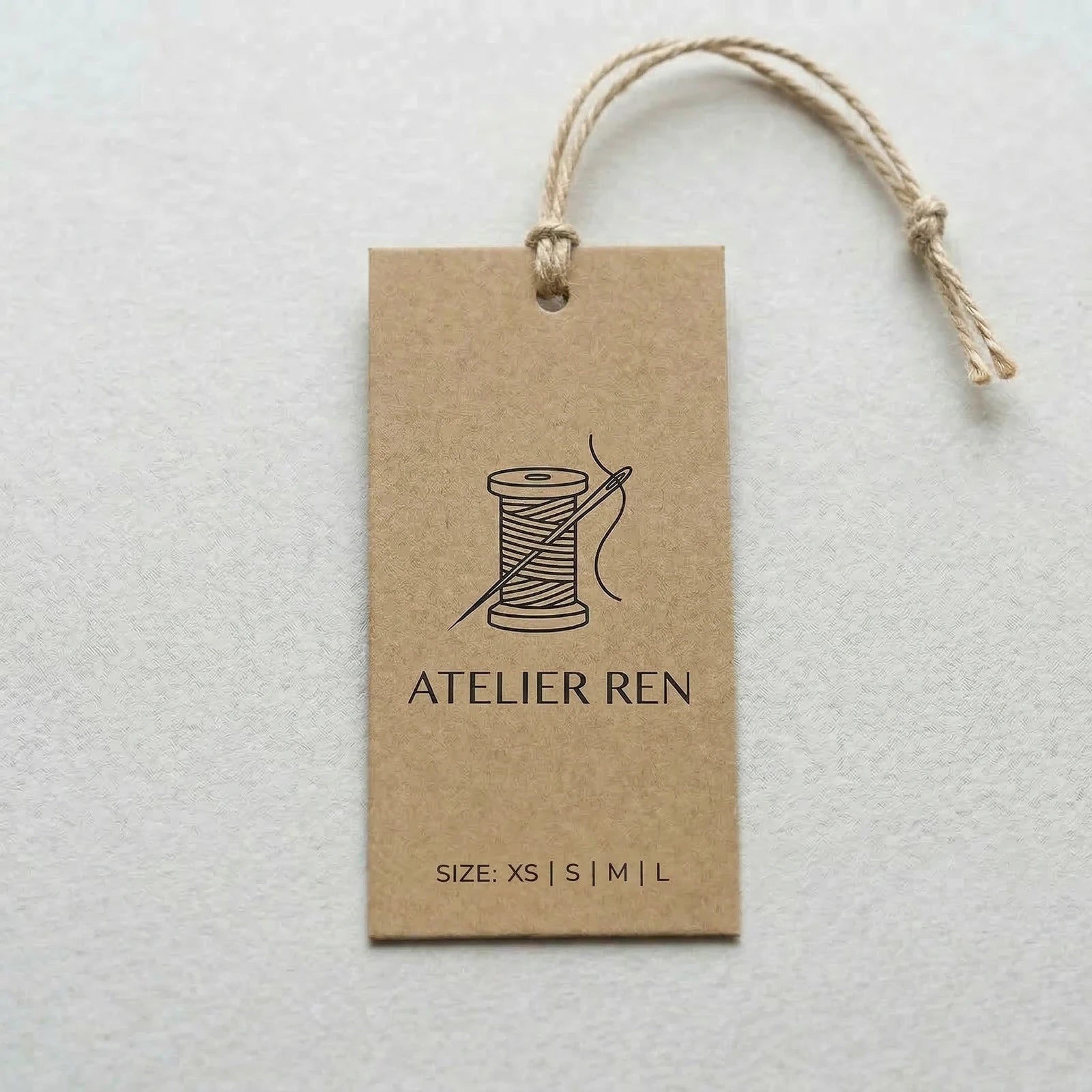 Custom Hang Tag - Rectangular - Kraft