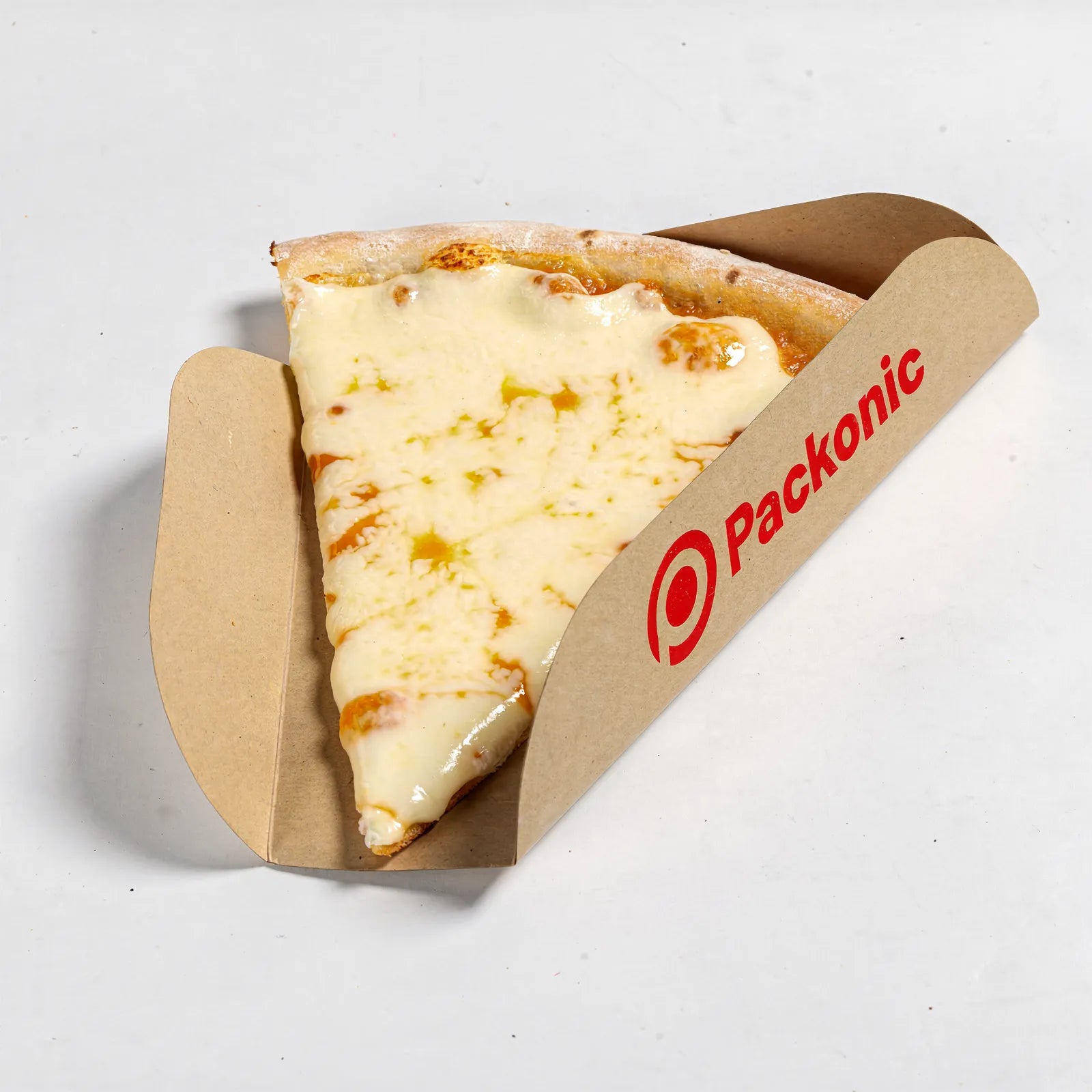 Custom Printed Pizza Slice Tray - Kraft