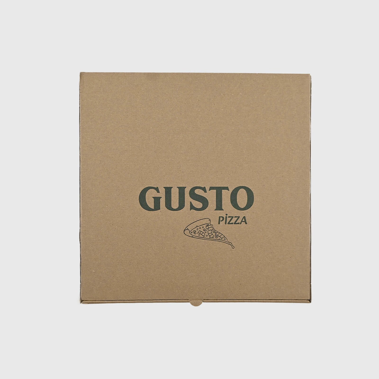 Custom Pizza Boxes - Digital Print - Kraft
