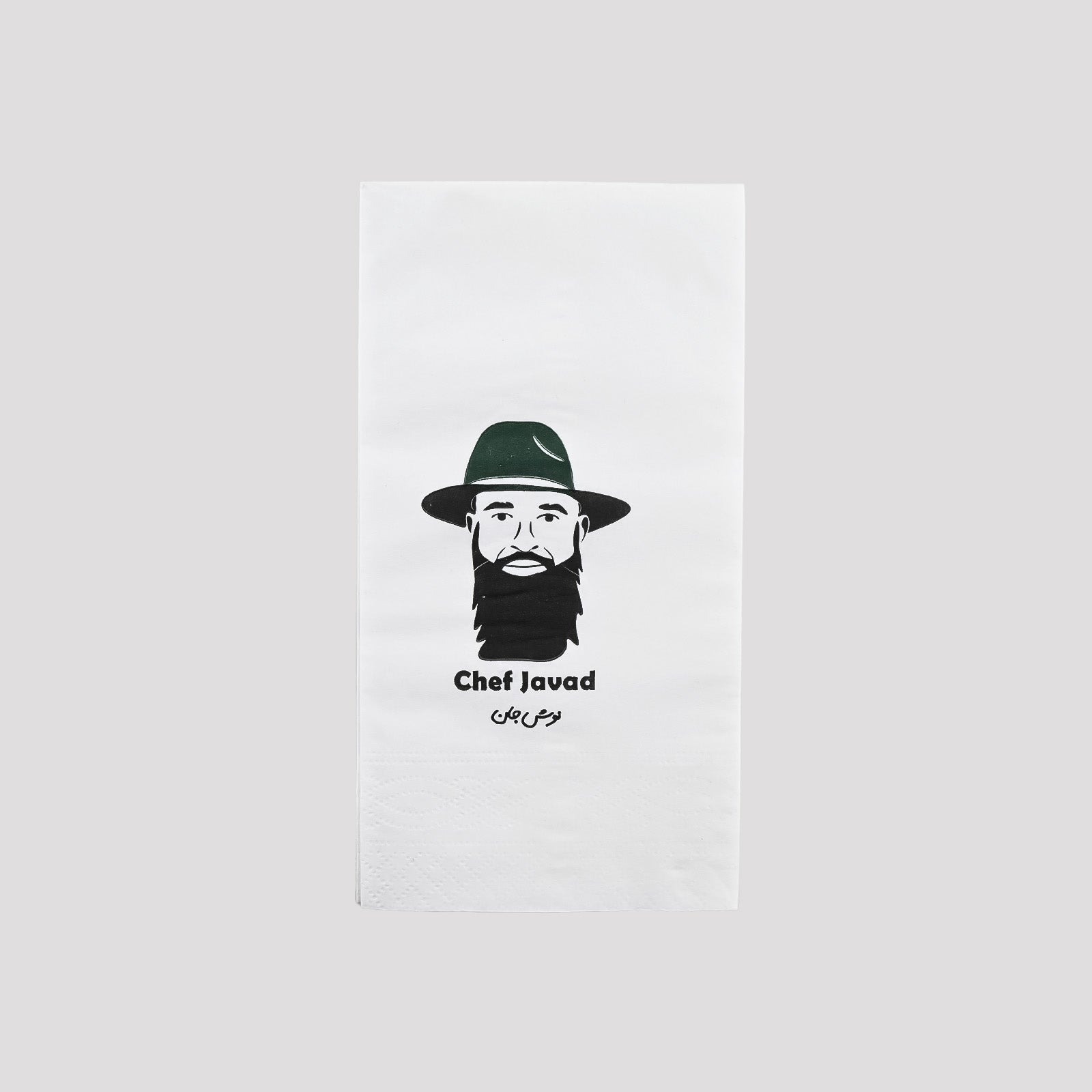25 x 25 cm Napkin - 2 Layer - White