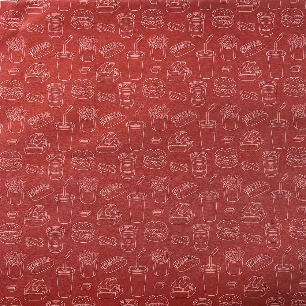 Pre-Designed Greaseproof Papers (33 x 50 cm)