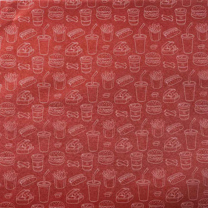 Pre-Designed Greaseproof Papers (33 x 50 cm)