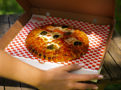 Cajas de Pizza Personalizadas | Impresión Digital | Blanco