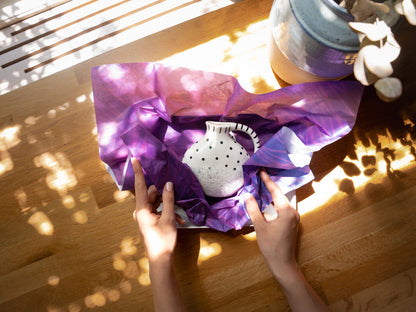 Printed Roll Tissue Paper - White - 1 Colour Custom Printing
