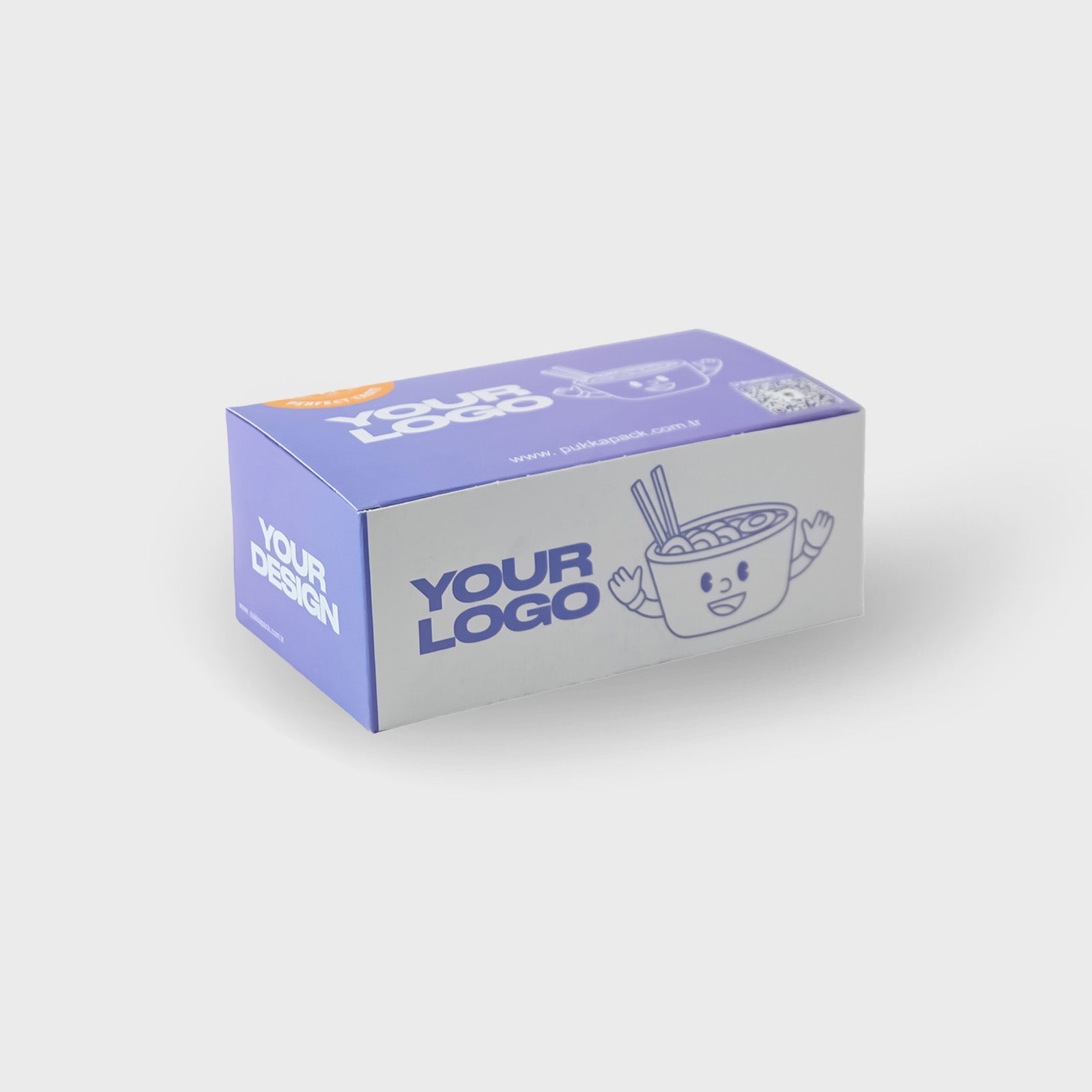 Cajas para Comida Personalizadas | Fondo de  Seguridad | Plegable | Blanco