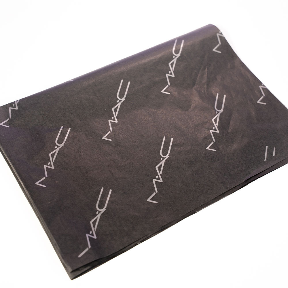 Schwarzes Seidenpapier | 1-farbiger Druck