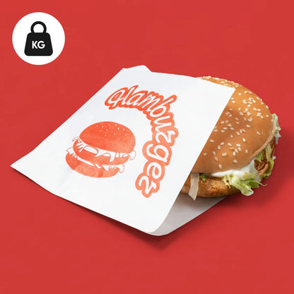 Bolsas para Hamburguesas al Por Mayor por Kg | Blanco