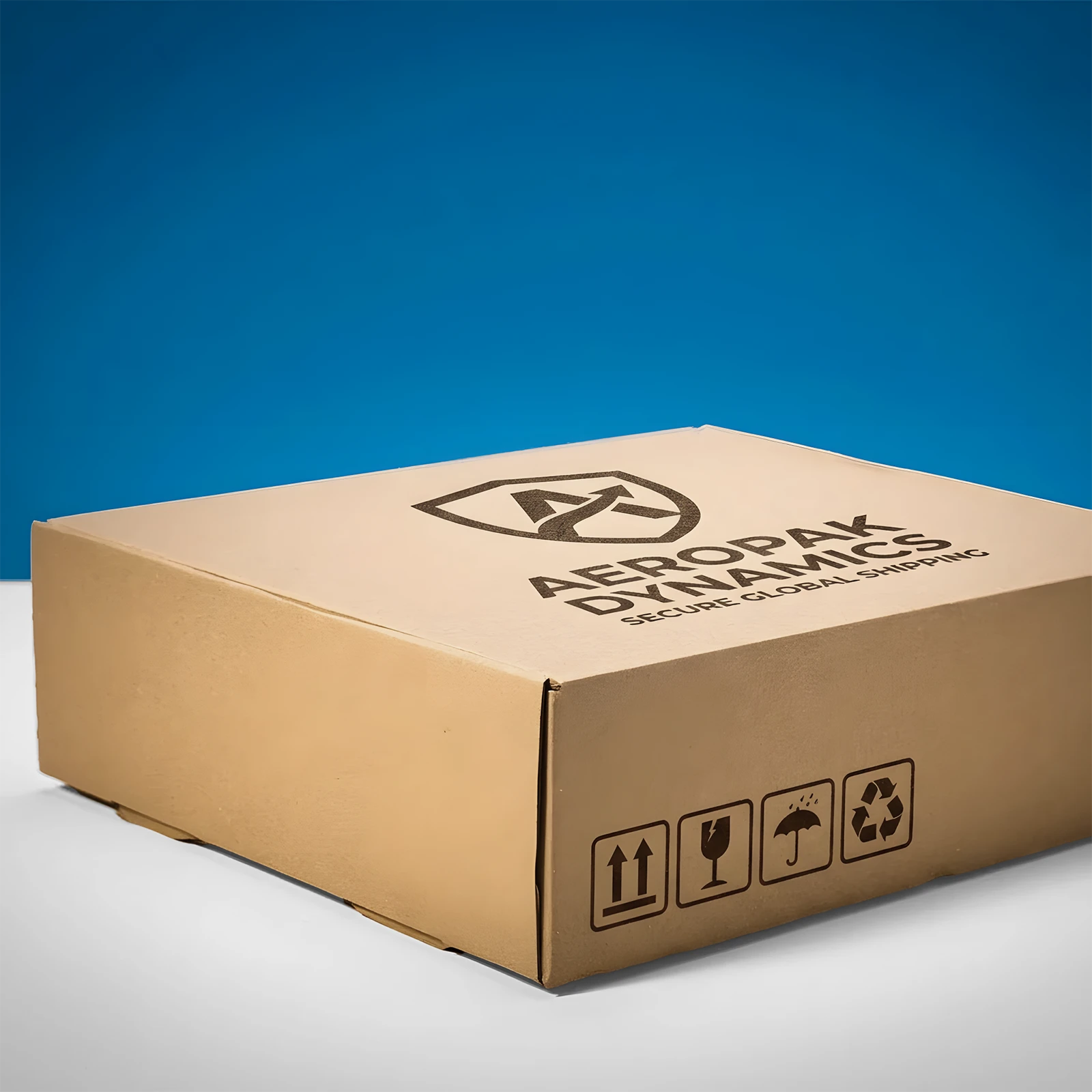 Custom Printed Shipping Box - Kraft