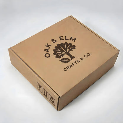 Custom Printed Shipping Box - Kraft