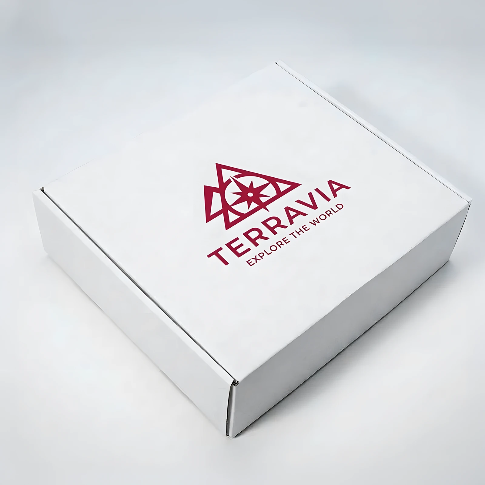 Custom Printed Shipping Box - White