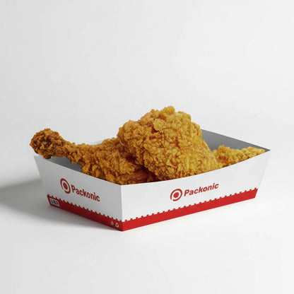 Bandejas para Comida Personalizadas | Blanco