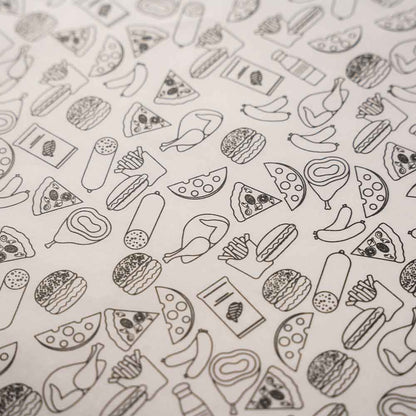 Pre-Designed Greaseproof Papers (33 x 50 cm)