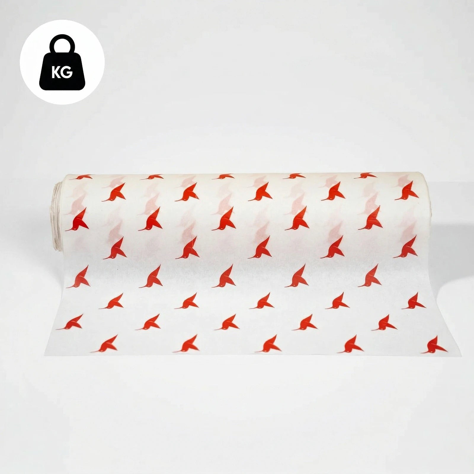 Wholesale Greaseproof Paper by Kg - White - 1 Colour Custom Printing