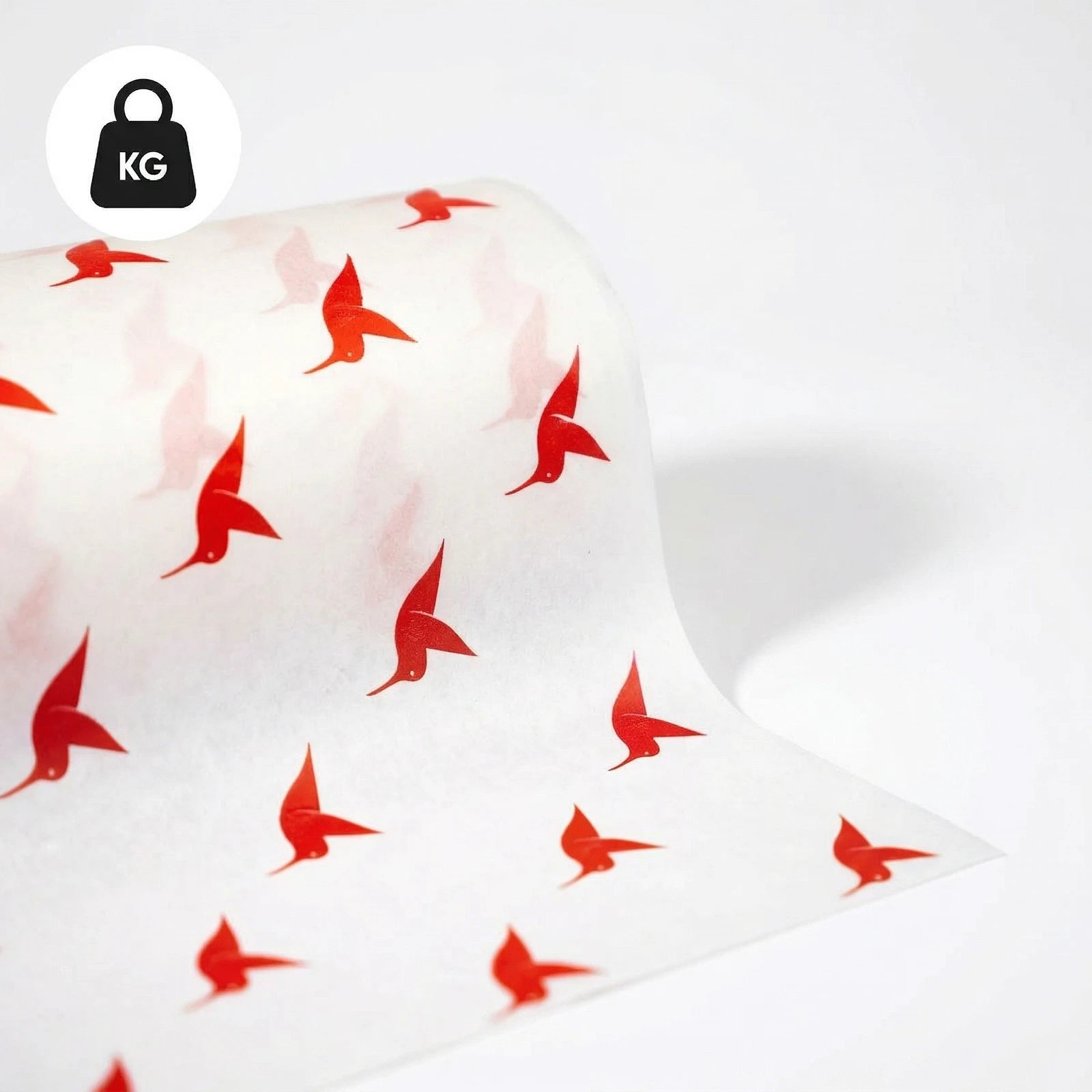 Wholesale Greaseproof Paper by Kg - White - 1 Colour Custom Printing