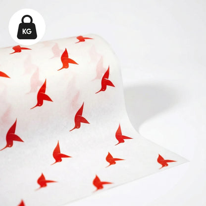 Wholesale Greaseproof Paper by Kg - White - 1 Colour Custom Printing