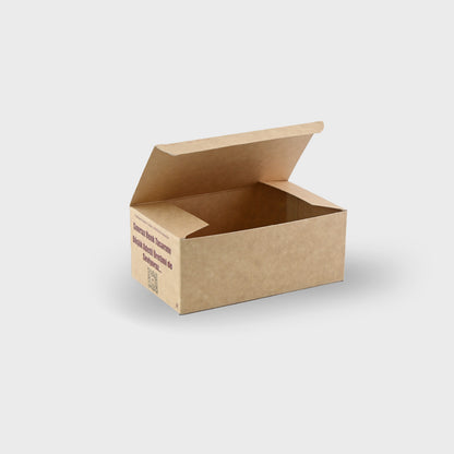 Cajas para Comida Personalizadas | Fondo de Seguridad | Plegable | Kraft