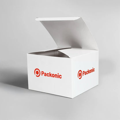 Cajas para Postres | Fondo de  Seguridad | Plegable | Blanco
