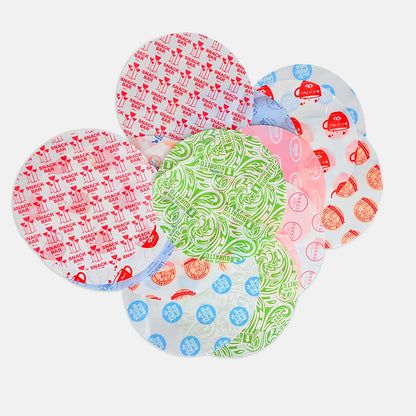 Round Greaseproof Paper - White - Custom Printing