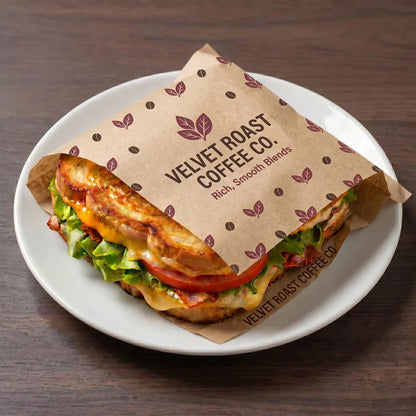 Sandwich-Papiertasche | Braun