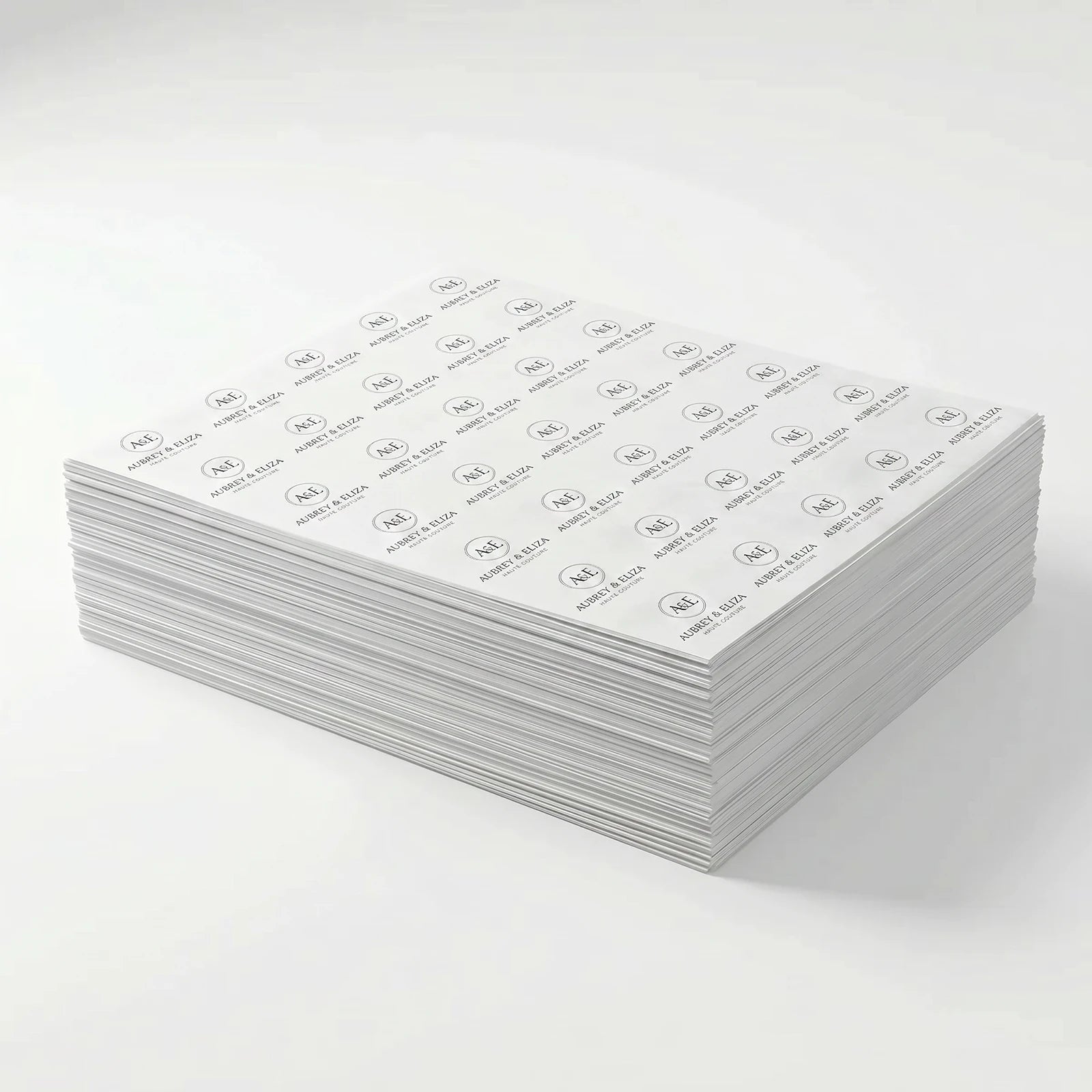 Seidenpapier Großhandel | Weiß | 1-farbiger Druck